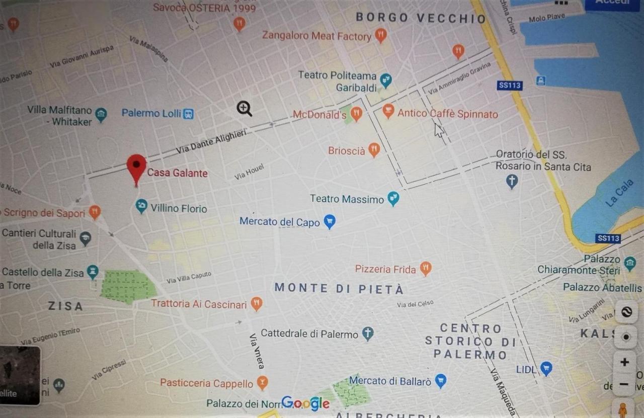 Casa Galante Hotell Palermo Exteriör bild